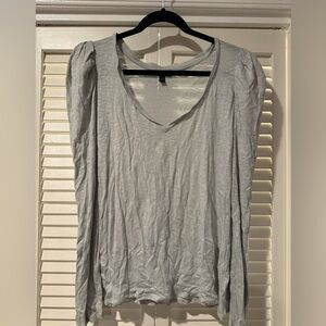 Express Grey Long Sleeved Tee